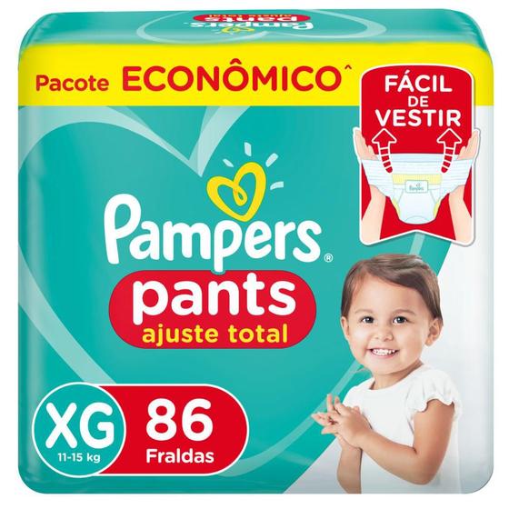 Imagem de Fralda Pampers Pants Ajuste Total Max XG 86 Unidades