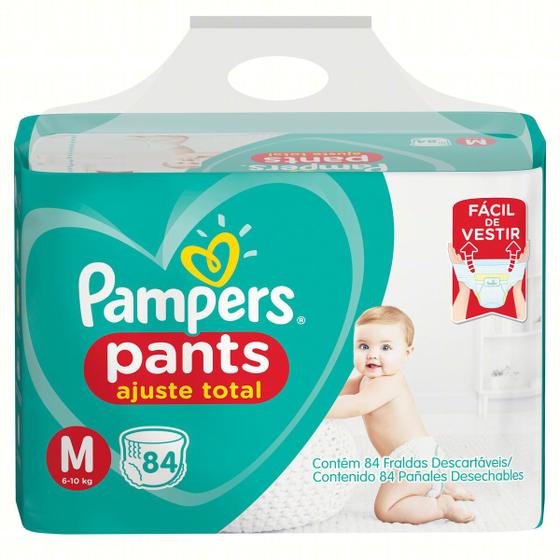 Imagem de Fralda Pampers Pants Com 84 Tamanho M