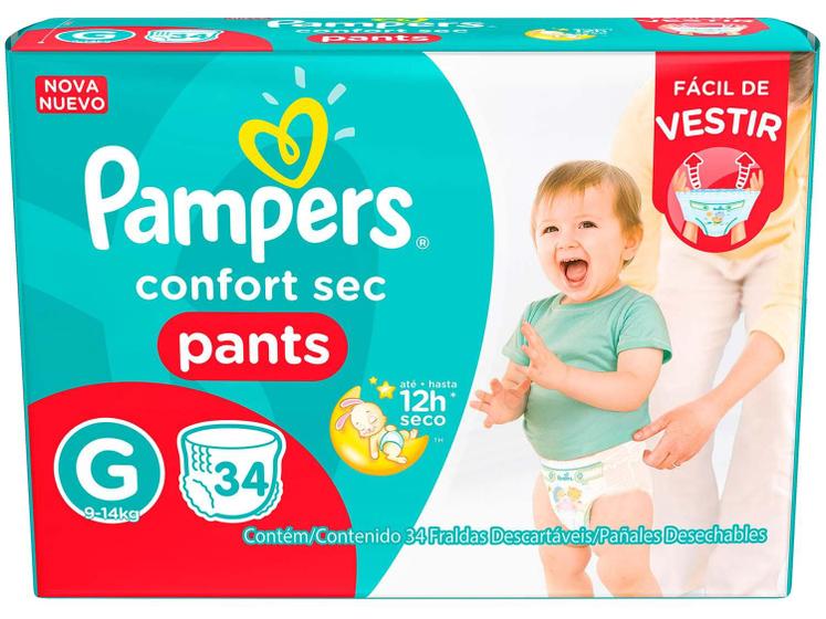 Imagem de Fralda Pampers Pants Confort Sec Tam. G