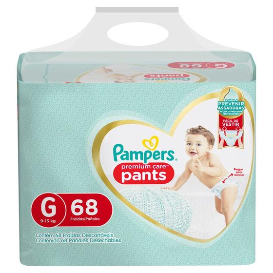 Imagem de Fralda Pampers Pants Premium Care G 68 Unidades