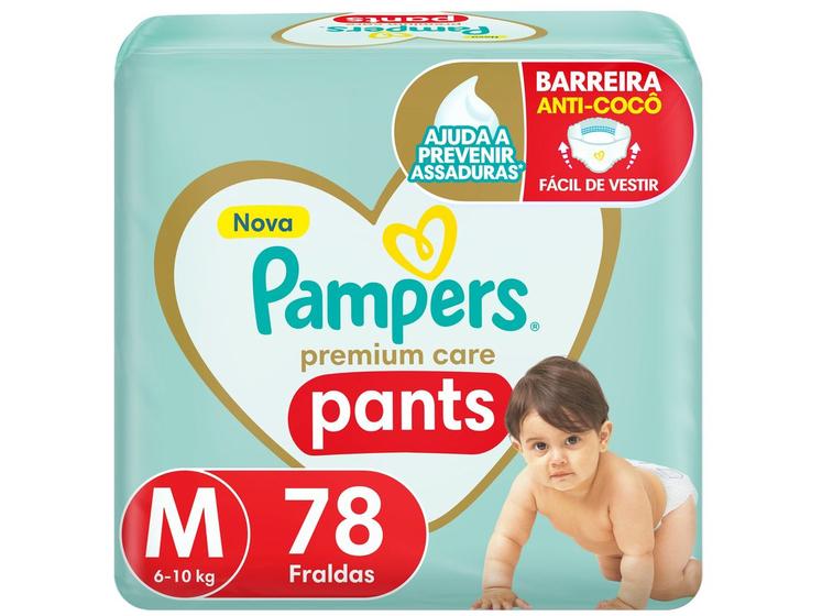 Imagem de Fralda Pampers Premium Care Pants Calça Tam. M