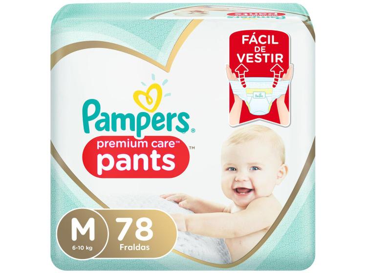 Imagem de Fralda Pampers Premium Care Pants Calça Tam. M