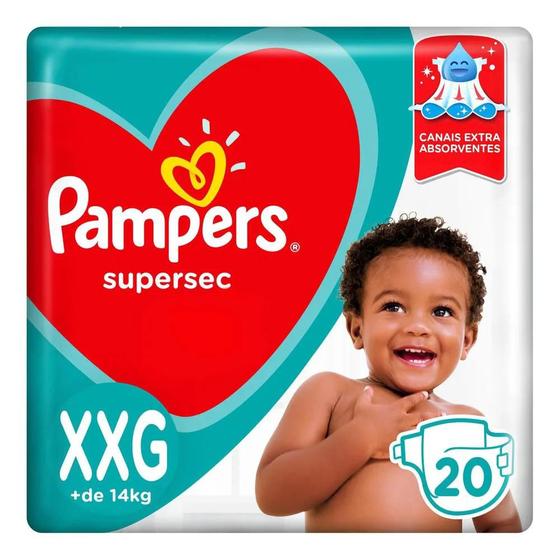 Imagem de Fralda Pampers Super Sec XXG 20 Unidades