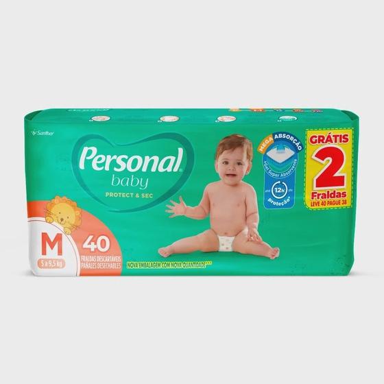 Imagem de Fralda Personal Soft e Protect M leve 40 pague 38 unidades