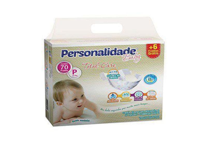 Imagem de Fralda Personalidade Baby Total Care P com 64 - Eurofral