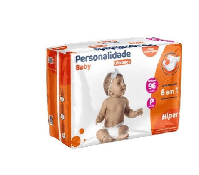 Imagem de Fralda Personalidade Baby Ultrasec Tamanho P - Eurofral