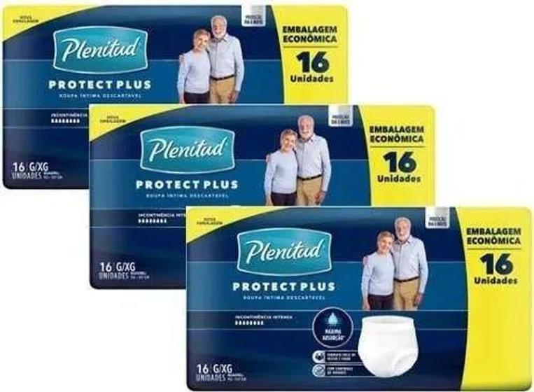 Imagem de Fralda Plenitud Protect Plus C/48unid Geriátrica G/XG