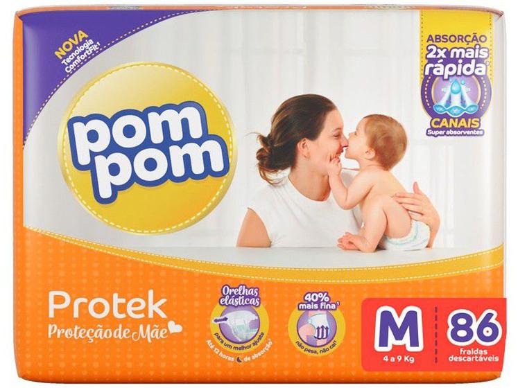 Fralda Pom Pom Protek Proteção de Mãe Hiper Menor preço em Fralda Pom Pom Protek Proteção de Mãe Hiper