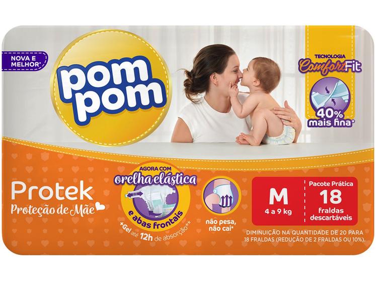 Fralda Pom Pom Protek Proteção de Mãe Menor preço em Fralda Pom Pom Protek Proteção de Mãe
