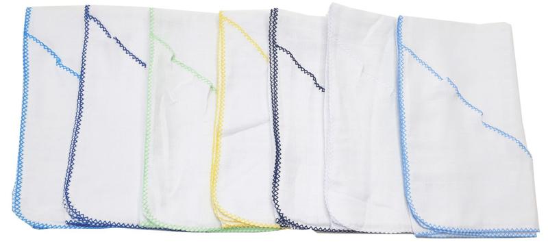 Imagem de Fralda Toalha Capuz Quad. 68x78 Com Croche Kit Com 6 Pçs