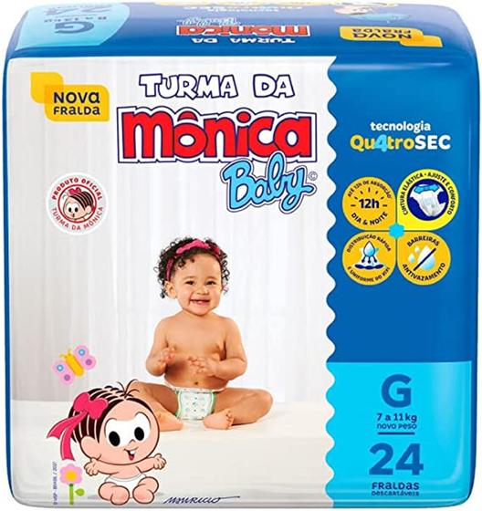 Imagem de fralda turma da Mônica BABY