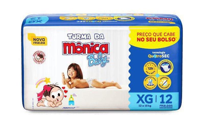 Imagem de Fralda turma da monica jumbinho xg c/12 - Turma da Mônica