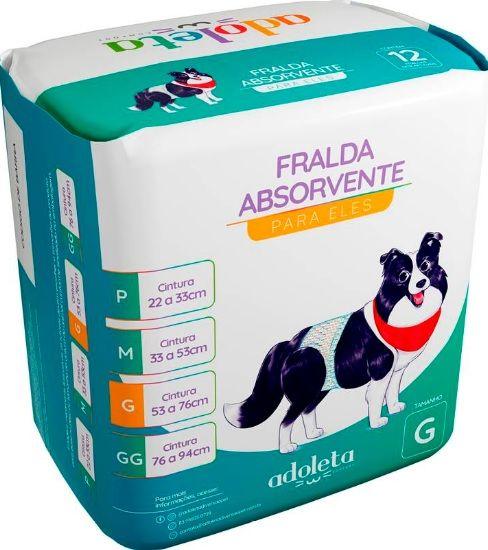 Imagem de Fraldas absorvente para eles g pet