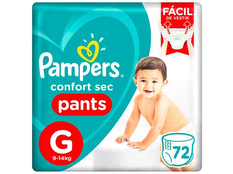 Imagem de Fraldas Calça Pampers Pants Confort Sec Tam. G