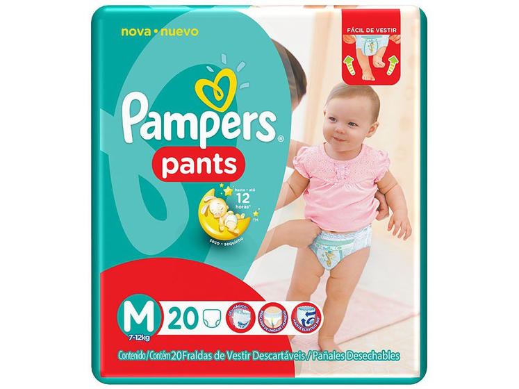 Imagem de Fraldas Calça Pampers Pants Tam M 