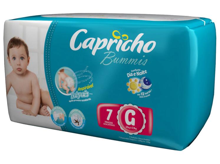 Imagem de Fraldas Capricho Bummis Tam G 7 Unidades