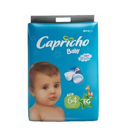 Imagem de Fraldas Descartáveis-Capricho Baby-EG 64 unidades