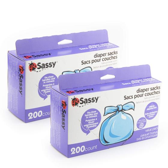 Imagem de Fraldas Descartáveis Sassy - Pacote com 2 (400 Unidades)