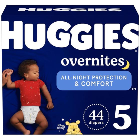 Imagem de Fraldas Huggies Overnites Tamanho 5 - Para Bebês com Mais de 12kg (27lbs)