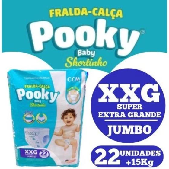 Imagem de Fraldas infantil pooky baby shortinho 1 linha fralda calça confortfral baby