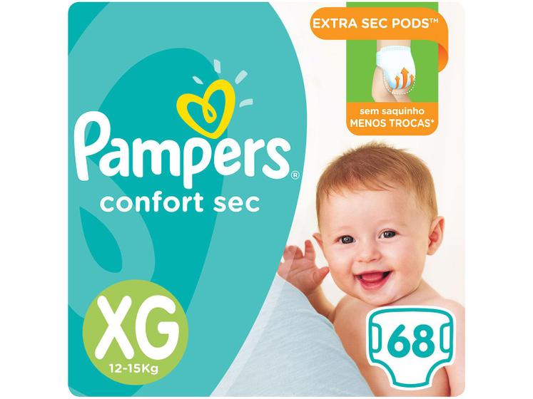 Imagem de Fraldas Pampers Confort Sec Jumbo Tam. XG