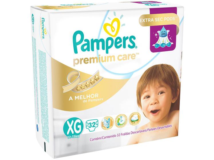 Imagem de Fraldas Pampers Premium Care Tam XG