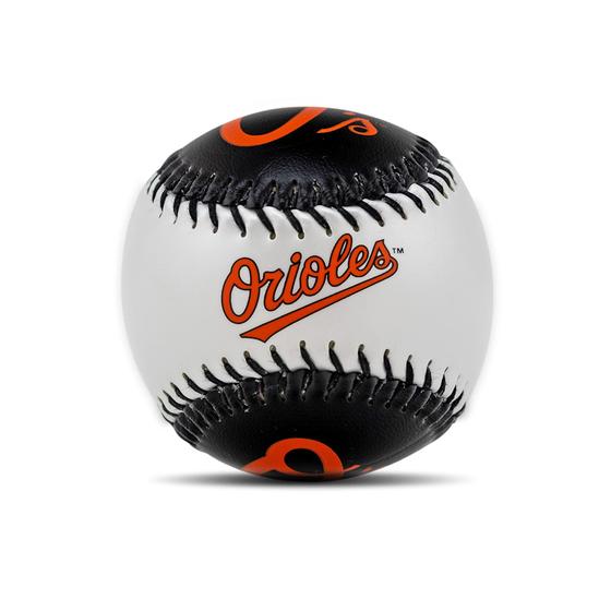 Imagem de Franklin Sports Baltimore Orioles MLB Team Baseball - MLB Team Logo Soft Baseballs - Toy Baseball for Kids - Grande decoração para mesas e escritório