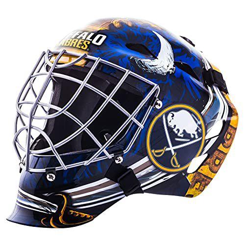 Imagem de Franklin Sports Buffalo Sabres NHL Hóquei Goalie Máscara Facial