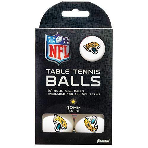 Imagem de Franklin Sports Jacksonville Jaguars Table Tennis Balls - NFL Team Table Tennis Balls - Logotipos e cores oficiais da equipe - Acessórios divertidos para a sala de jogos da NFL