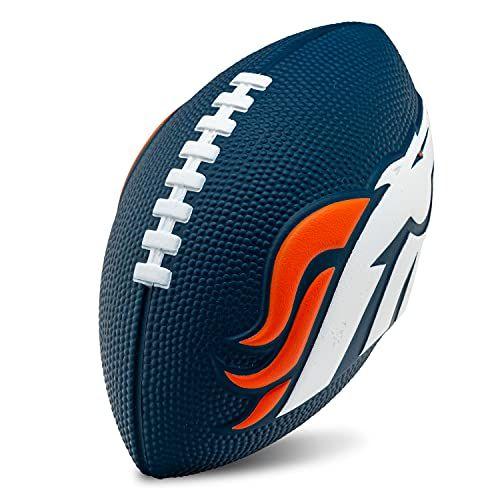 Imagem de Franklin Sports NFL Denver Broncos Football - Kids Foam Football - Soft Football - Mini Size - Perfeito para o Dia do Jogo - Logotipos 3D de 8,5"!