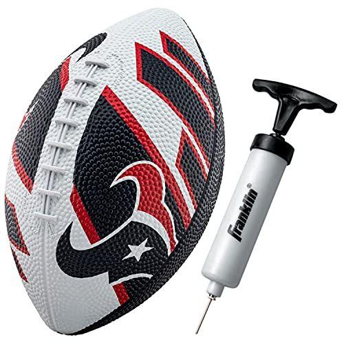 Imagem de Franklin Sports NFL Houston Texans Football - Youth Football - Mini 8.5" Rubber Football - Perfect for Kids - Team Logos and Colors!