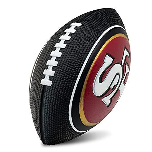 Imagem de Franklin Sports NFL San Francisco 49ers Football - Kids Foam Football - Soft Football - Mini Size - Perfeito para o Dia do Jogo - Logotipos 3D de 8,5"!