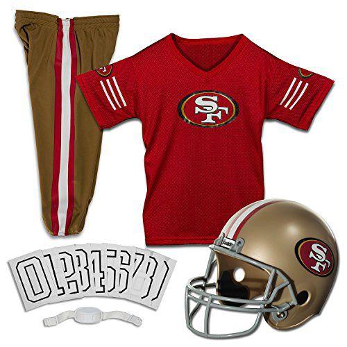 Imagem de Franklin Sports San Francisco 49ers Kids Uniforme de Futebol 