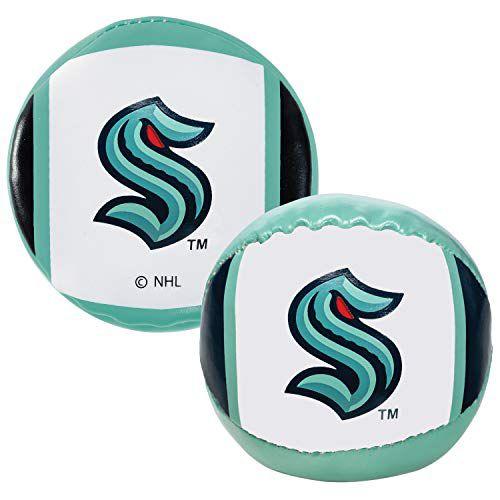 Imagem de Franklin Sports Seattle Kraken Soft Sport Hockey Ball & Pu