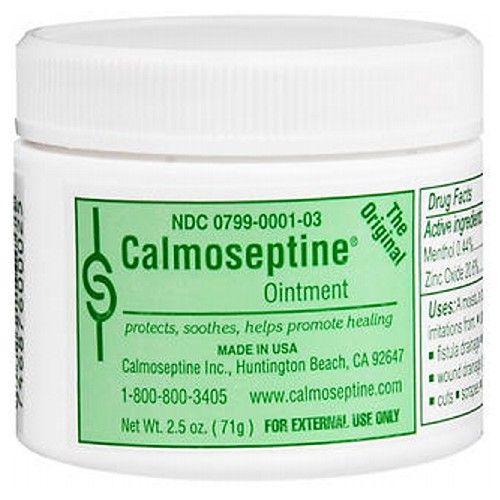 Imagem de Frasco de pomada para assaduras Calmoseptine 2,5 oz da Calmoseptine (pacote com 6)