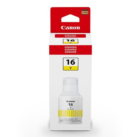 Imagem de Frasco de Tinta Canon GI 16 amarelo Para GX6010