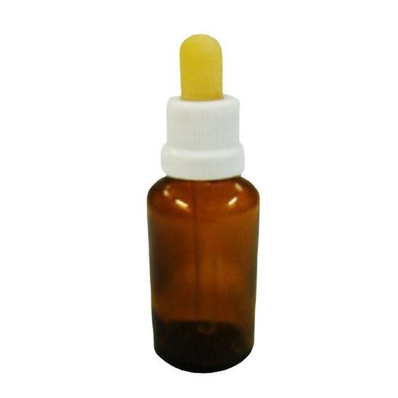 Imagem de Frasco De Vidro Ambar 30ml Conta Gotas Kit Com 40Un