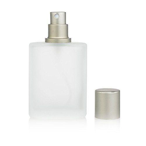 Imagem de Frasco de vidro fosco Enslz Atomizador de perfume spray recarregável Frasco de perfume vazio para homens e mulheres (50ml)
