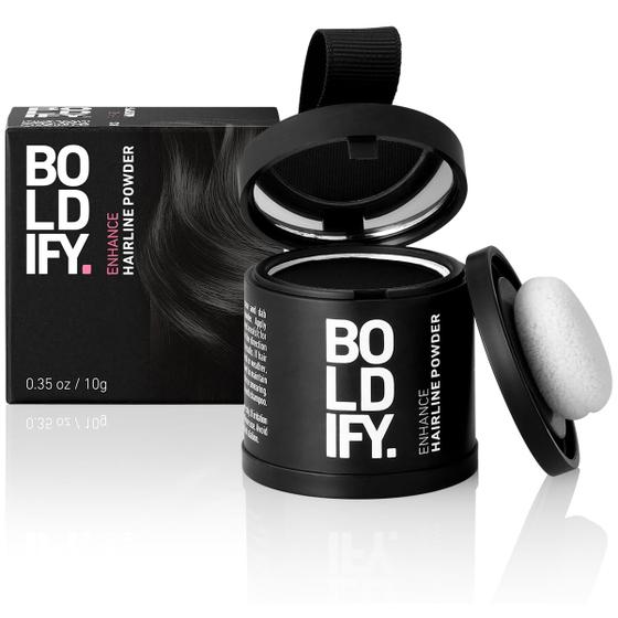 Imagem de Frasco Hairline Powder Boldify LARGER de 10 g Root Touch Up Black