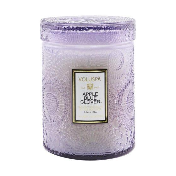 Imagem de Frasco pequeno Candle Voluspa Apple Blue Clover Scent 50h Burn