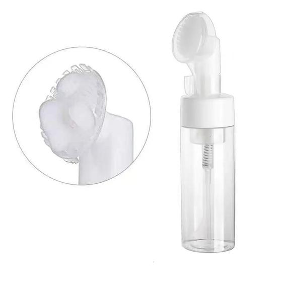 Imagem de Frasco Pump 60ml Espumador c/ Escova De Rosto Silicone Skin Care