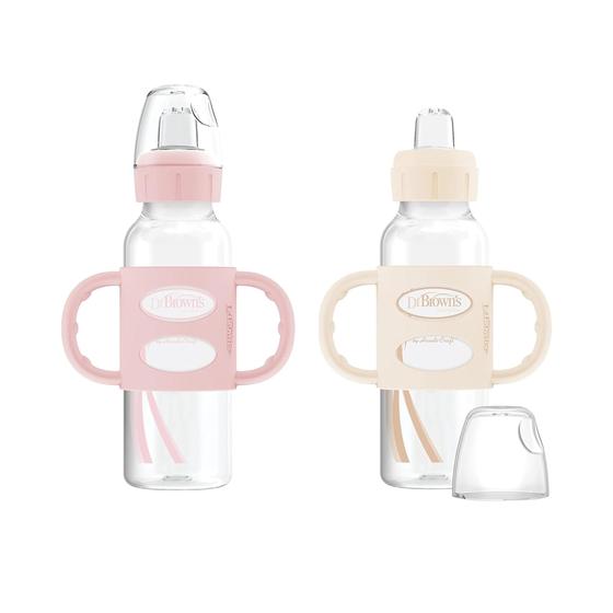 Imagem de Frasco Sippy Spout Dr. Brown's Milestones 250 ml, 6 m+2 pacotes