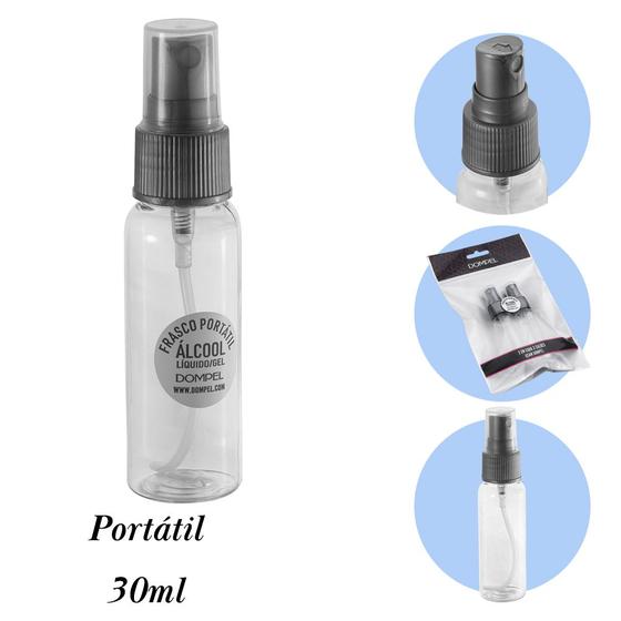 Imagem de Frasco Spray Portátil Álcool Perfume Aromatizante 30ml Bolsa Viagem Dompel