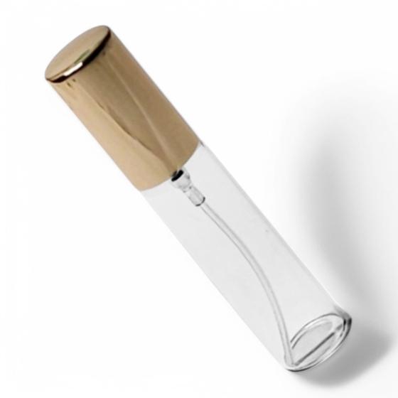 Imagem de Frasco Vidro Dourado Decant Borrifador Spray Portátil 10ml