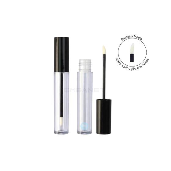 Imagem de Frasco Vio 4,5Ml Para Batons Matte Gloss Labial Luxo - 10U