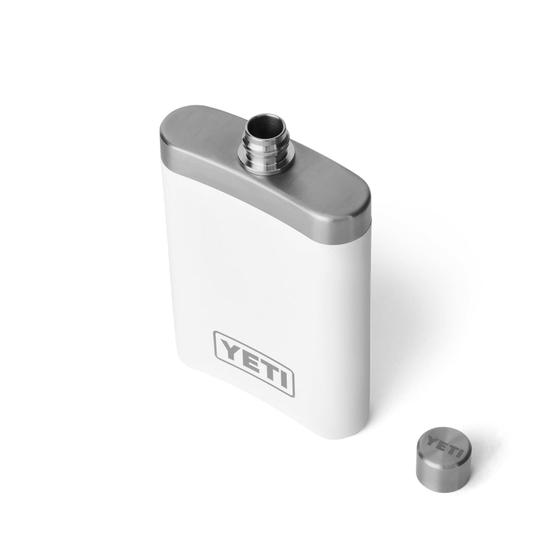 Imagem de Frasco YETI 200ml em Aço Inoxidável 18/8 com Funil Branco