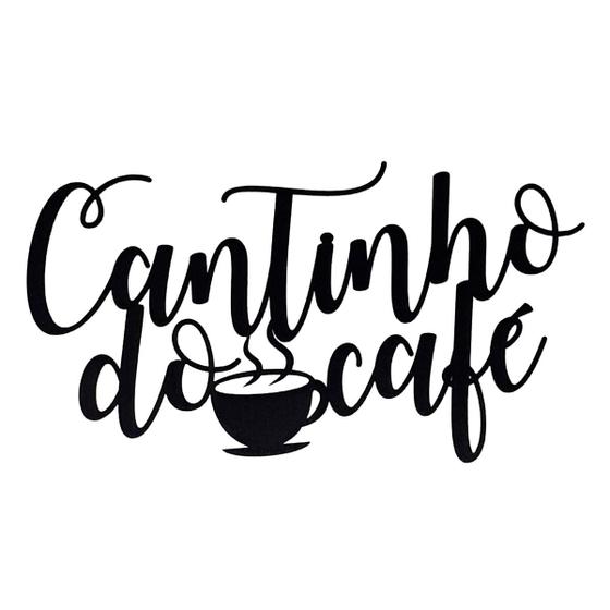Imagem de Frase Cantinho Do Café Mdf Decorar Aplique Letreiro Cozinha