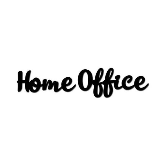 Imagem de Frase Para Parede Home Office Decoração De Quarto MDF 10x44