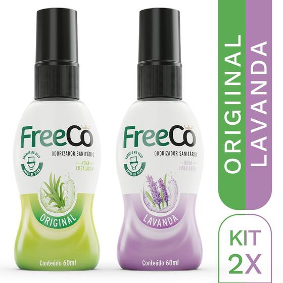 Imagem de FreeCô Original + Lavanda 60ml - Kit com 2