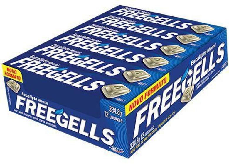 Imagem de Freegells Drops Eucalipto Mentol c/12 - Riclan